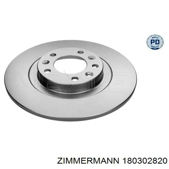 Купить 180302820 Zimmermann Диск тормозной задний
