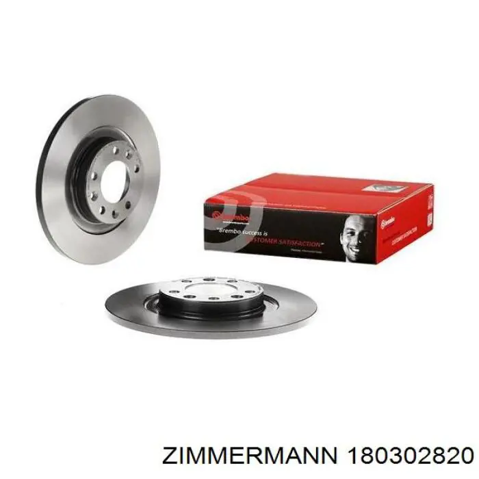 Тормозные диски 180302820 Zimmermann