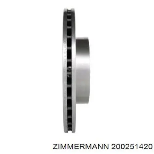 200251420 Zimmermann Диск тормозной передний