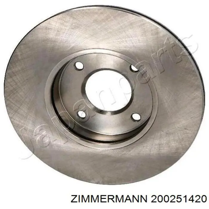 Передние тормозные диски 200251420 Zimmermann