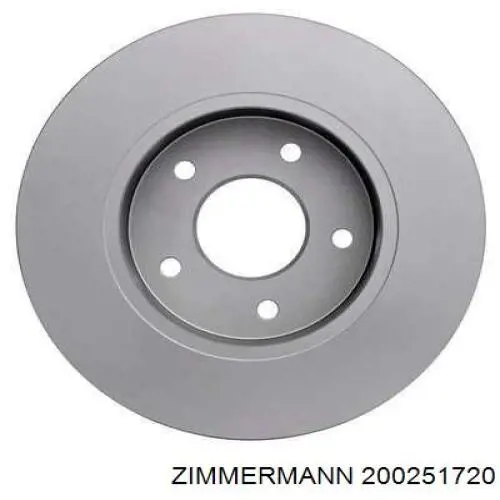 Тормозные диски 200251720 Zimmermann