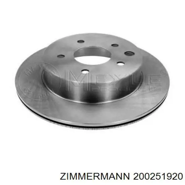 Купить 200251920 Zimmermann Диск тормозной задний