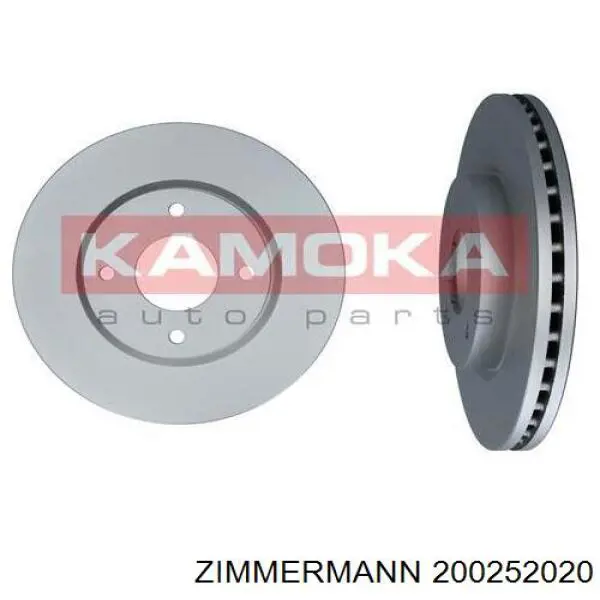 Тормоз дисковый передний Zimmermann 200252020 цена, от 51.08 USD
