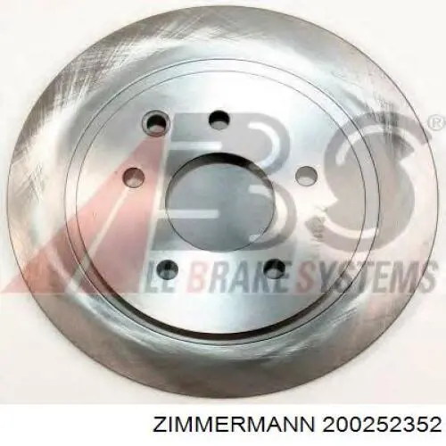 Тормозные диски 200252352 Zimmermann