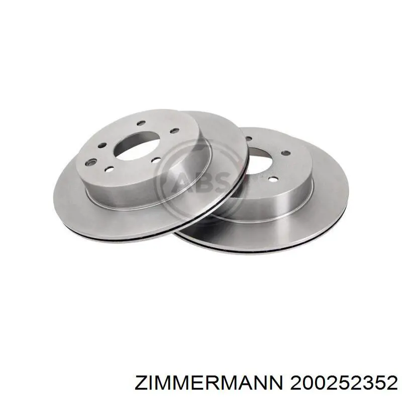 Купить 200252352 Zimmermann Диск тормозной задний
