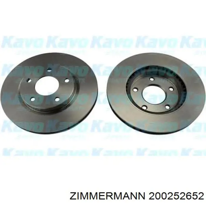 200252652 Zimmermann Диск тормозной передний