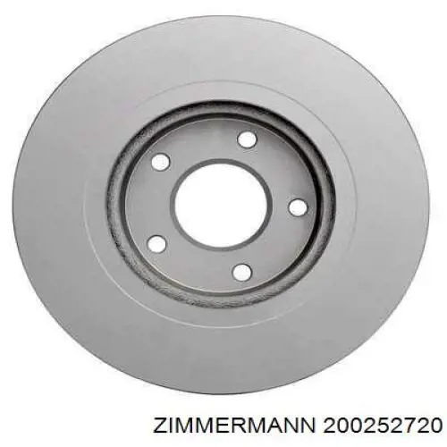 200252720 Zimmermann Диск тормозной передний
