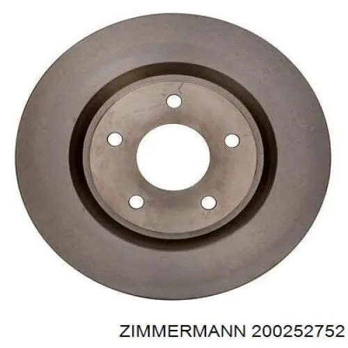 200252752 Zimmermann Диск тормозной передний