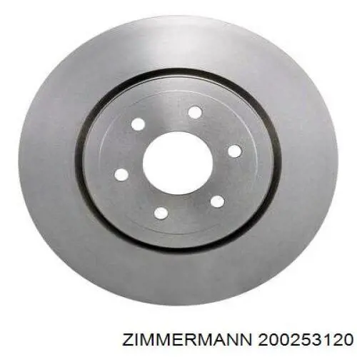 Купить 200253120 Zimmermann Ротор тормозной