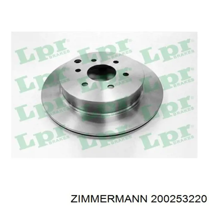 Купить 200253220 Zimmermann Диск тормозной задний