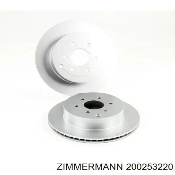 Тормозные диски 200253220 Zimmermann