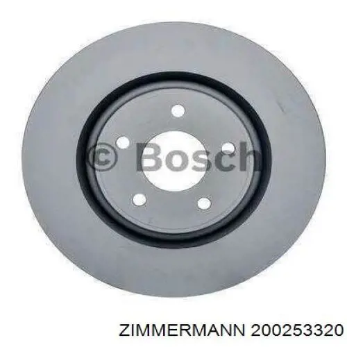 Передние тормозные диски 200253320 Zimmermann