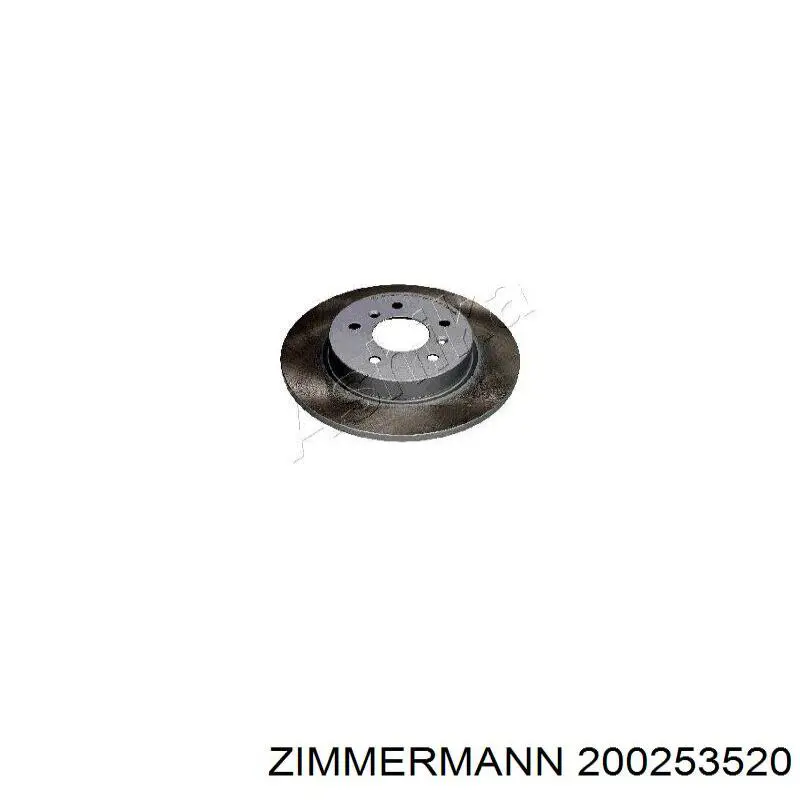 Купить 200253520 Zimmermann Диск тормозной задний