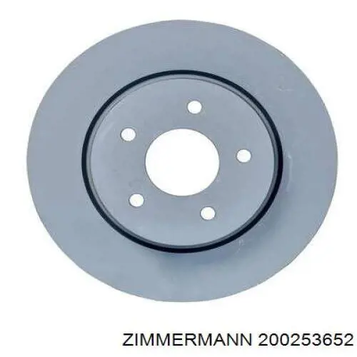 Купить 200253652 Zimmermann Диск тормозной задний