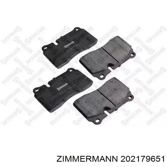 Колодки Zimmermann 202179651 цена, от 139.41 USD