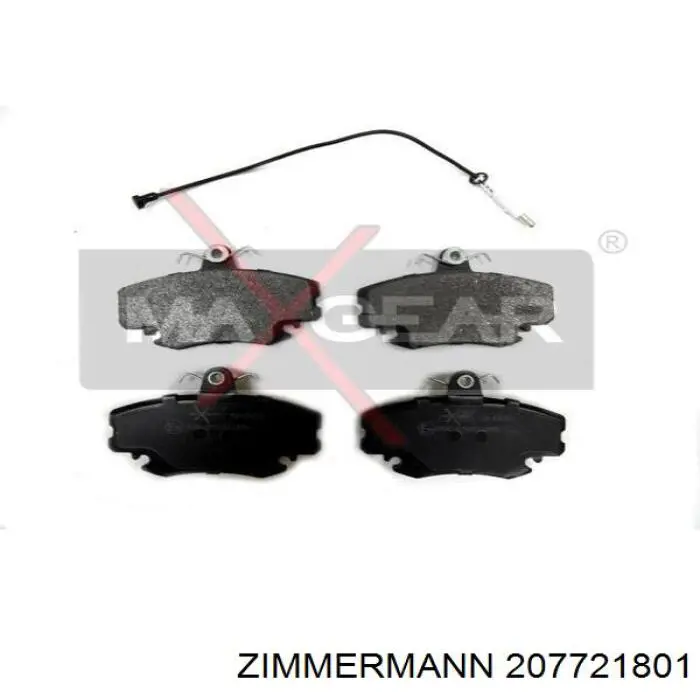 Купить 207721801 Zimmermann Колодки тормозные