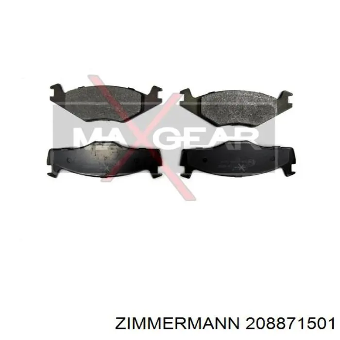Передние тормозные колодки 208871501 Zimmermann