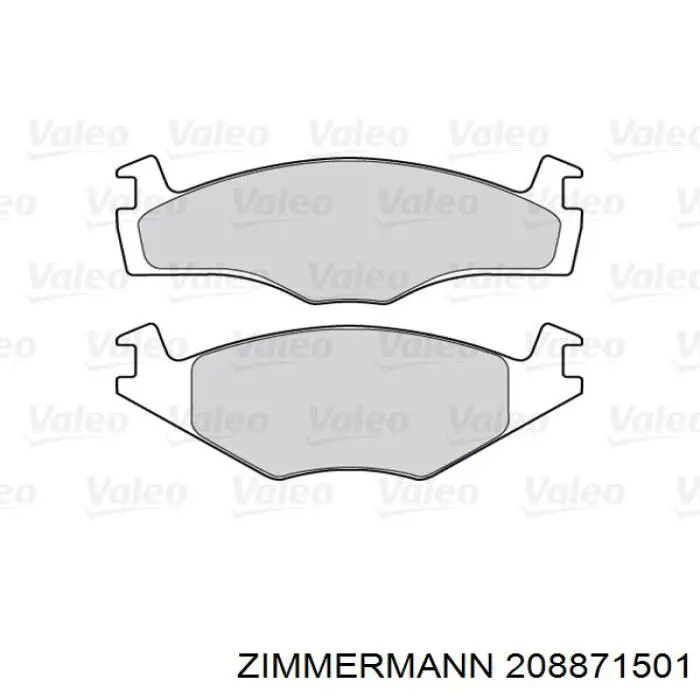Тормозные колодки Zimmermann 208871501