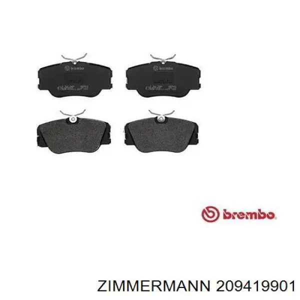 Колодки Zimmermann 209419901 цена, от 24.92 USD