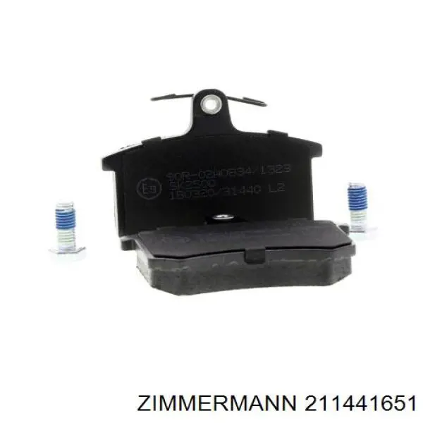 Купить 211441651 Zimmermann Колодки тормозные задние, дисковые