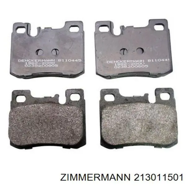 Купить 213011501 Zimmermann Колодки тормозные