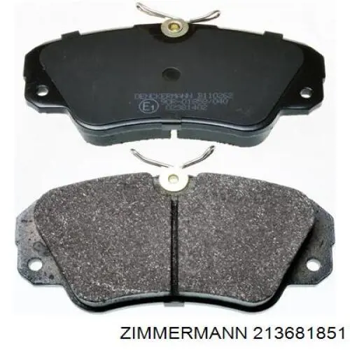 Передние тормозные колодки 213681851 Zimmermann