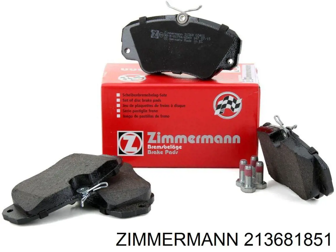213681851 Zimmermann Колодки передние