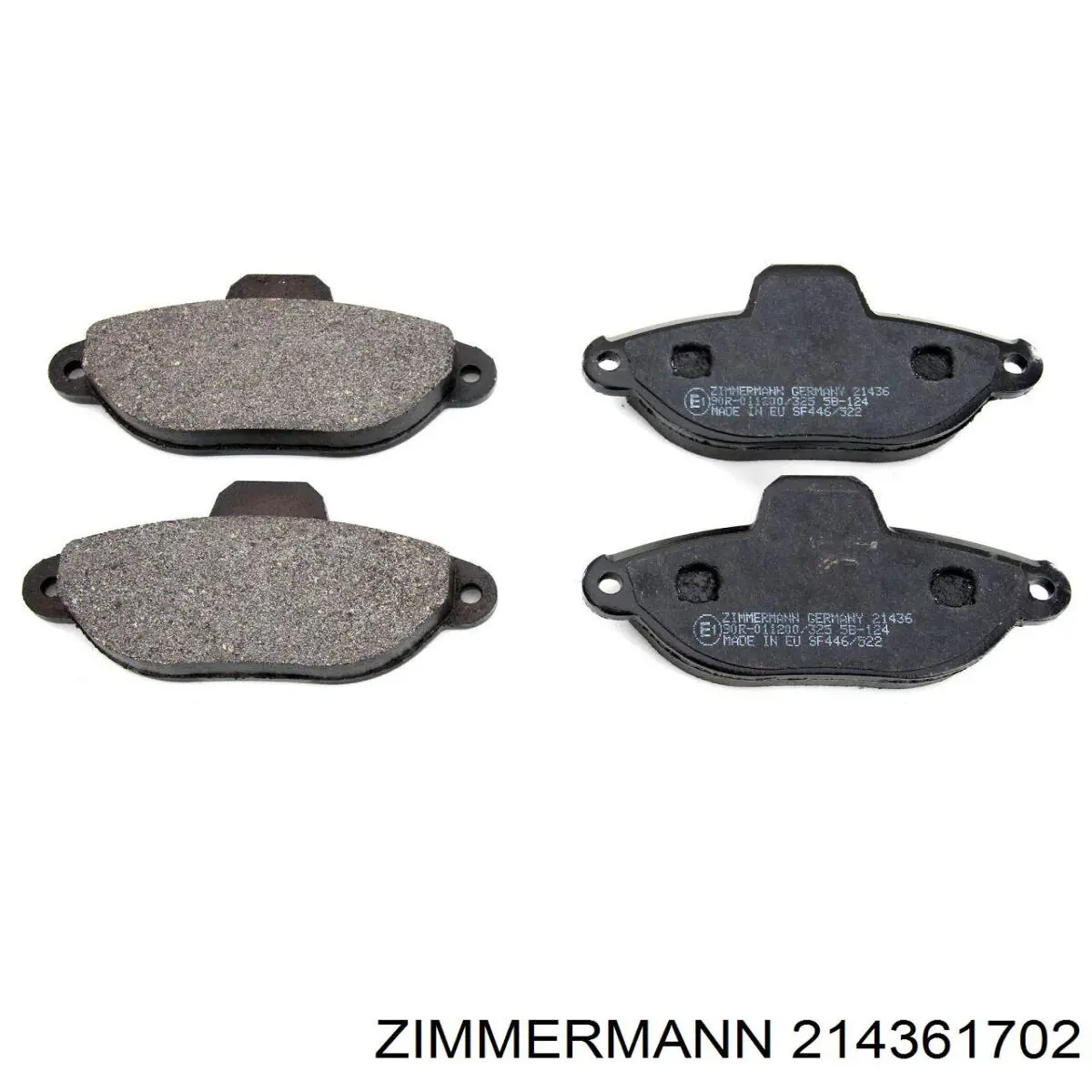 Тормозные колодки Zimmermann 214361702