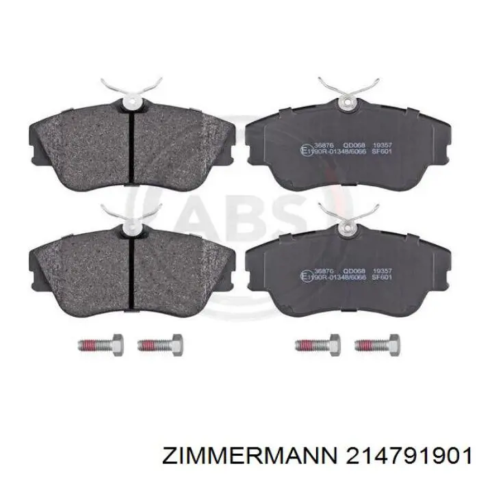 Тормозные колодки Zimmermann 214791901