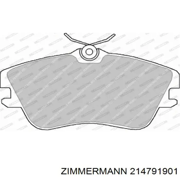 214791901 Zimmermann Колодки передние