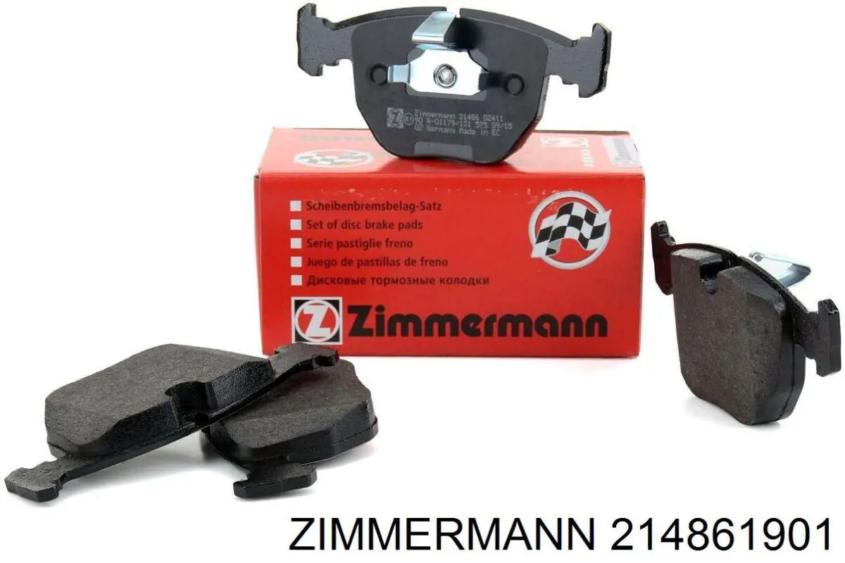 Купить 214861901 Zimmermann Колодки тормозные