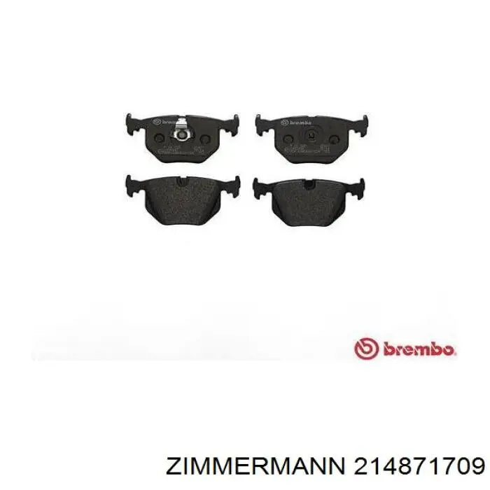 Колодки дисковые  Zimmermann 214871709 цена, от 55.71 USD
