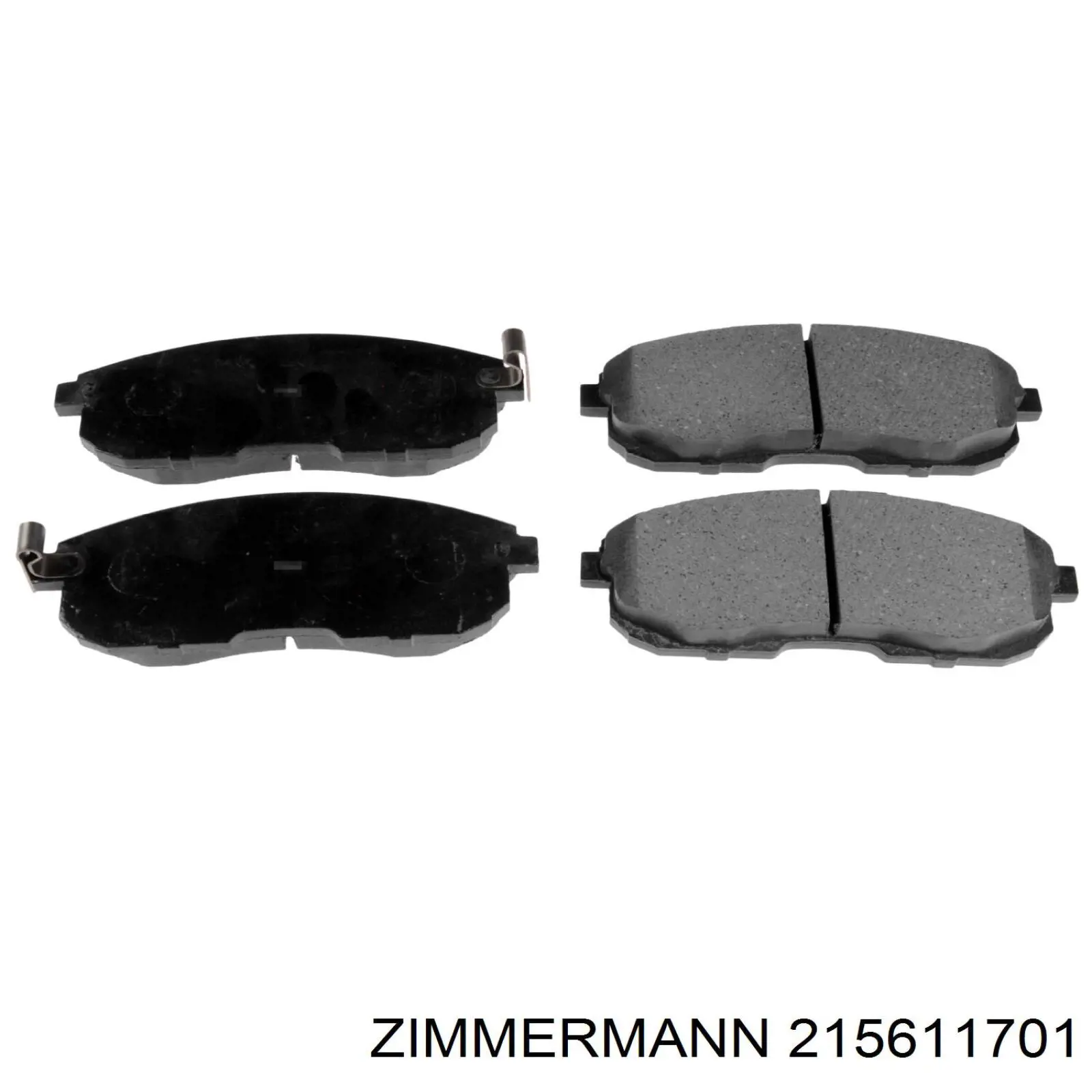 21561.170.1 Zimmermann передние тормозные колодки