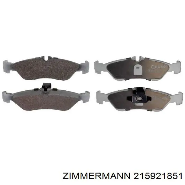Задние дисковые колодки Zimmermann 215921851