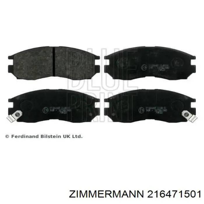 Тормозные колодки Zimmermann 216471501