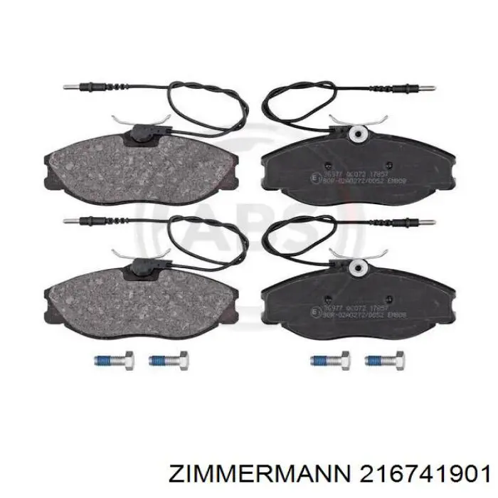 Колодки Zimmermann 216741901 цена, от 19.17 USD