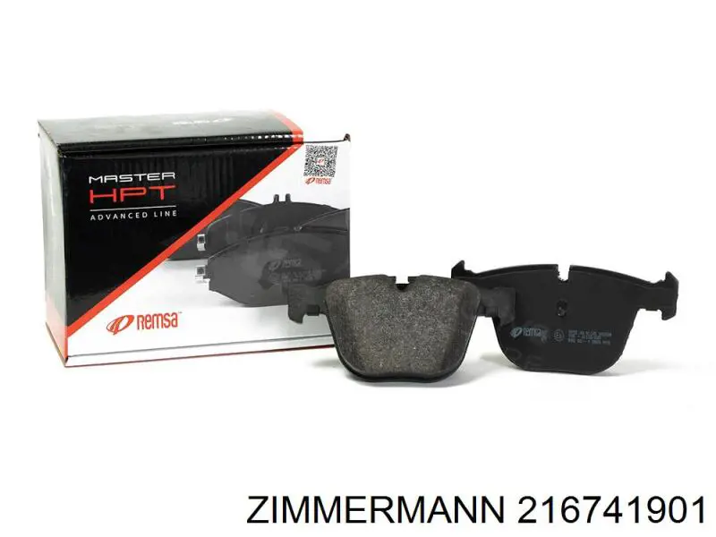 Передние тормозные колодки 216741901 Zimmermann