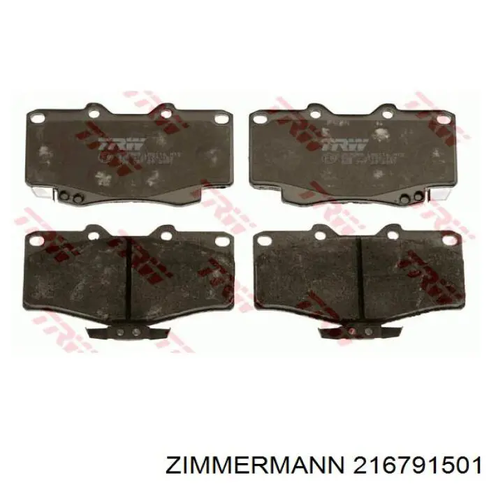 Тормозные колодки Zimmermann 216791501