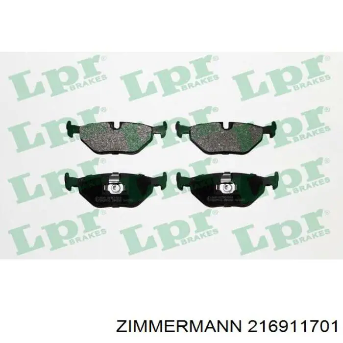 Колодки дисковые  Zimmermann 216911701 цена, от 37.28 USD