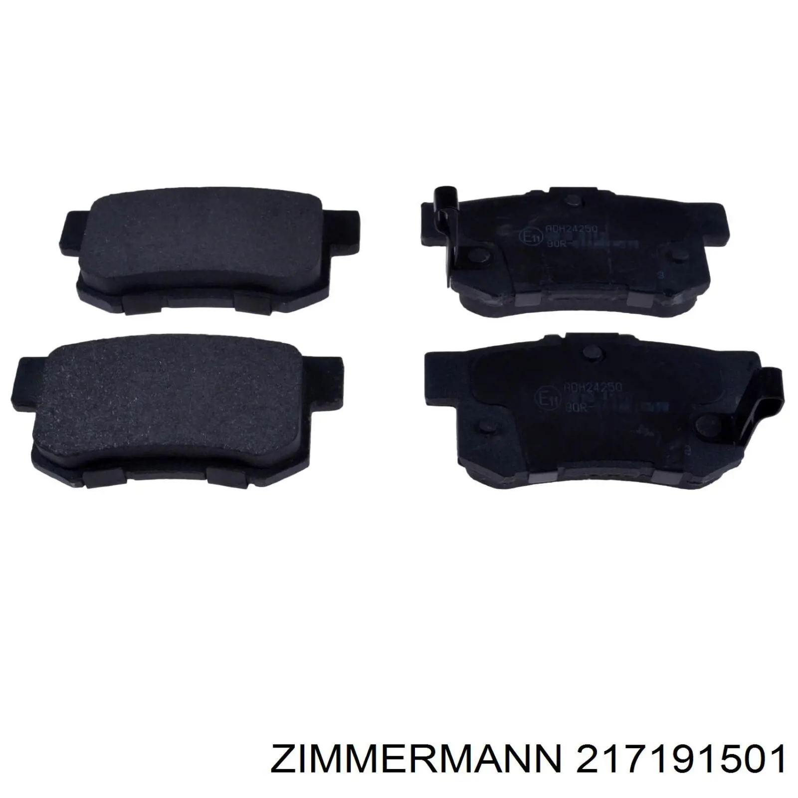 Колодки дисковые  Zimmermann 217191501 цена, от 33.98 USD
