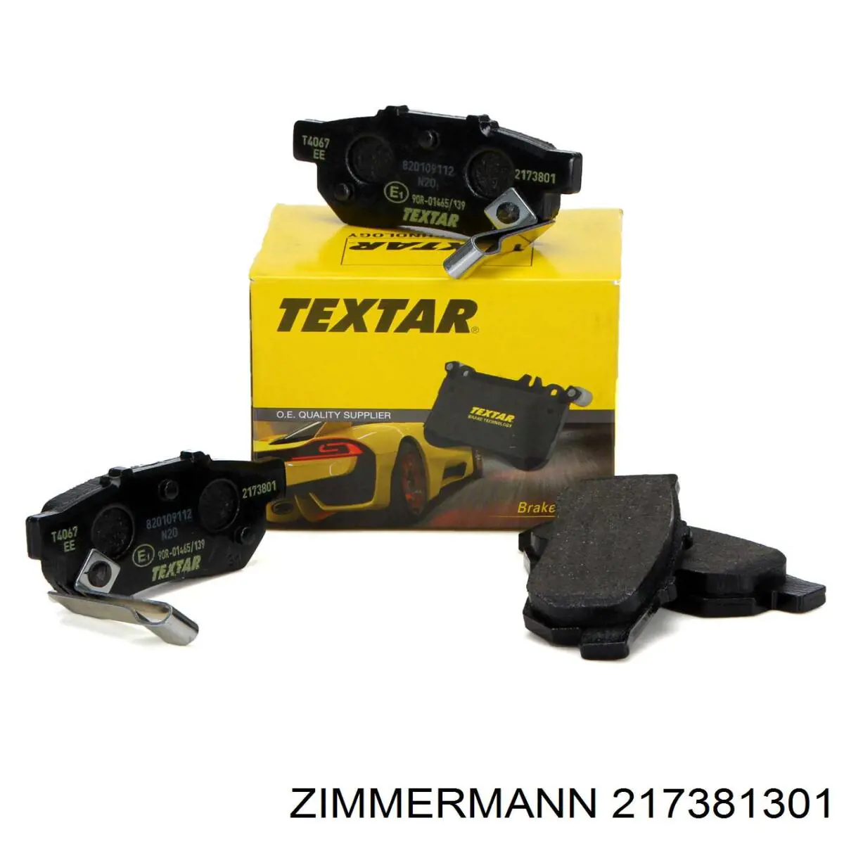 Задние тормозные колодки 217381301 Zimmermann
