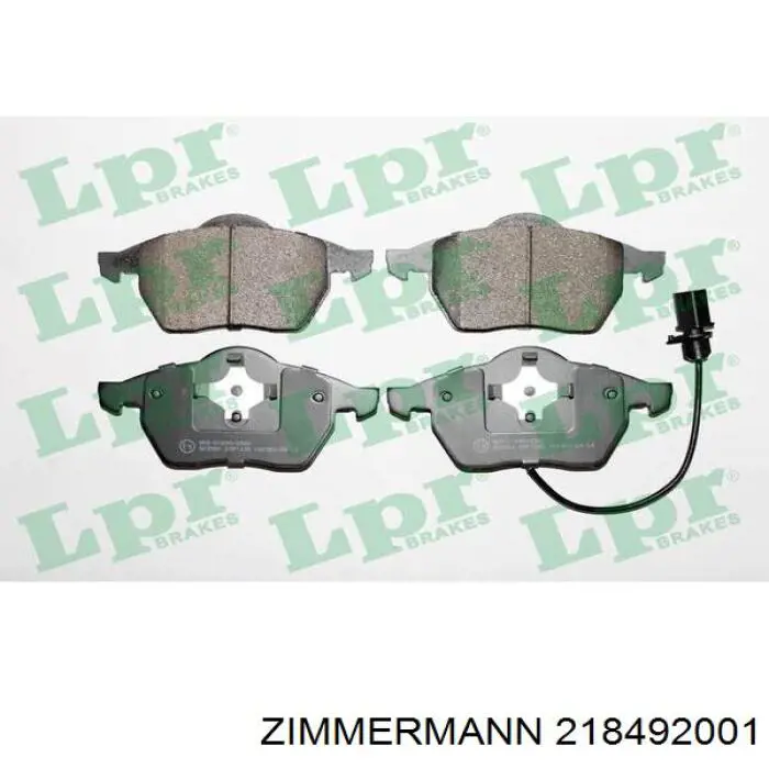 Тормозные колодки Zimmermann 218492001