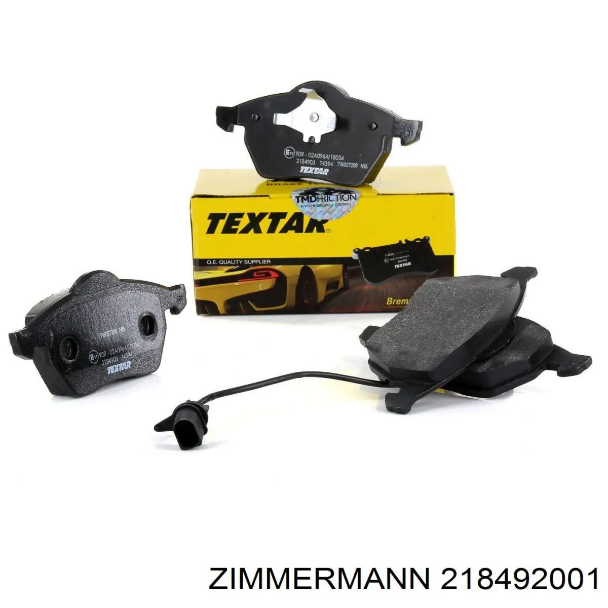 Передние тормозные колодки 218492001 Zimmermann
