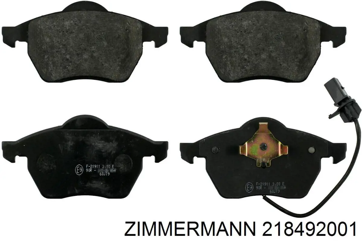 Колодки Zimmermann 218492001 цена, от 36.61 USD