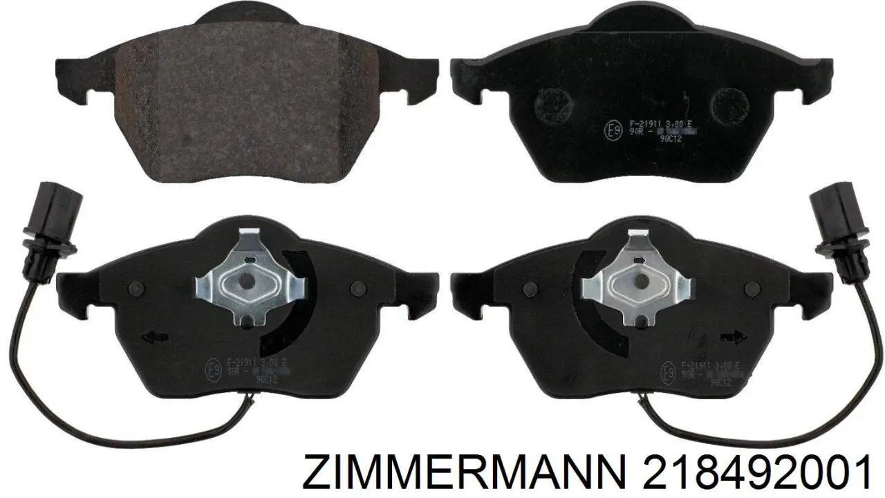 Купить 218492001 Zimmermann Колодки тормозные