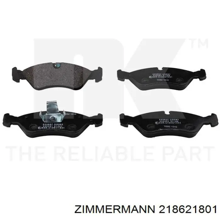 Тормозные колодки Zimmermann 218621801