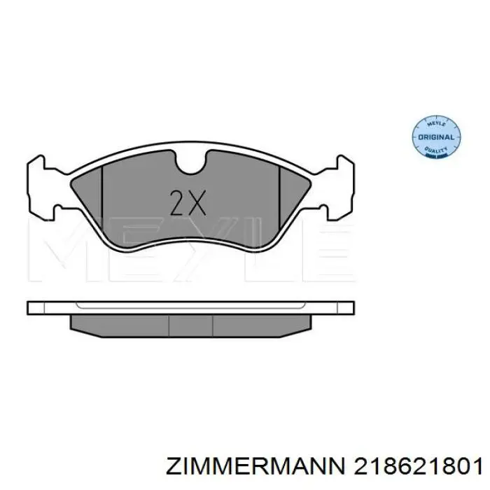 Колодки Zimmermann 218621801 цена, от 17.45 USD