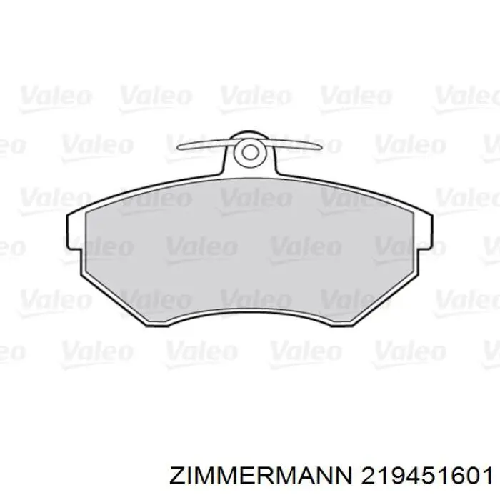 Передние тормозные колодки 219451601 Zimmermann