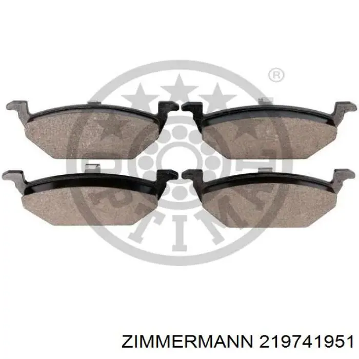Тормозные колодки Zimmermann 219741951