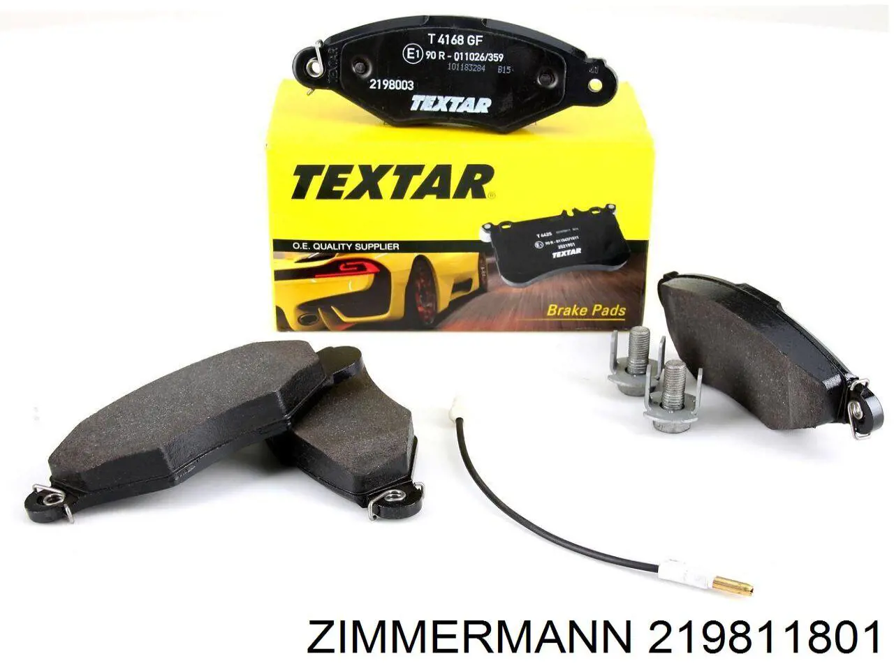Передние тормозные колодки 219811801 Zimmermann
